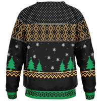 Happy Hoo - lidays - Athletic Kids/Youth Ugly Christmas Sweater - TreasuredTale