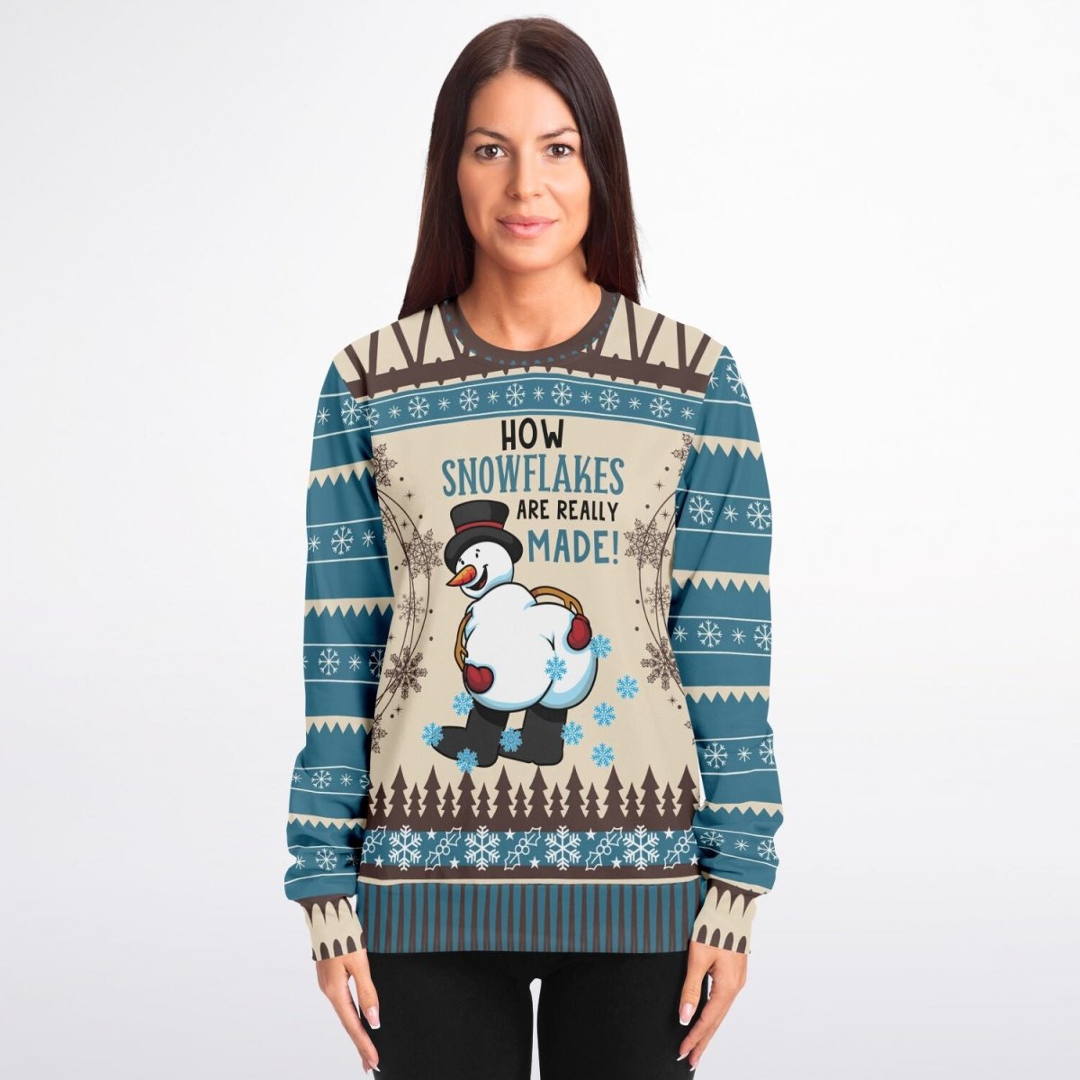 How Snowflakes Are Really Made Sweatshirt - TreasuredTale