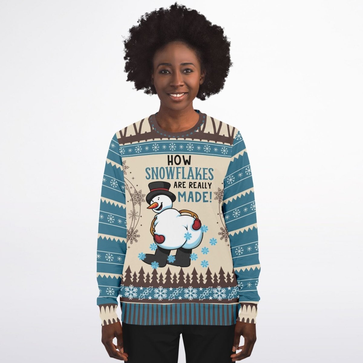 How Snowflakes Are Really Made Sweatshirt - TreasuredTale