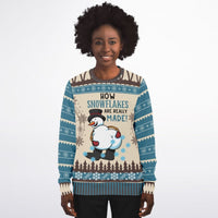 How Snowflakes Are Really Made Sweatshirt - TreasuredTale