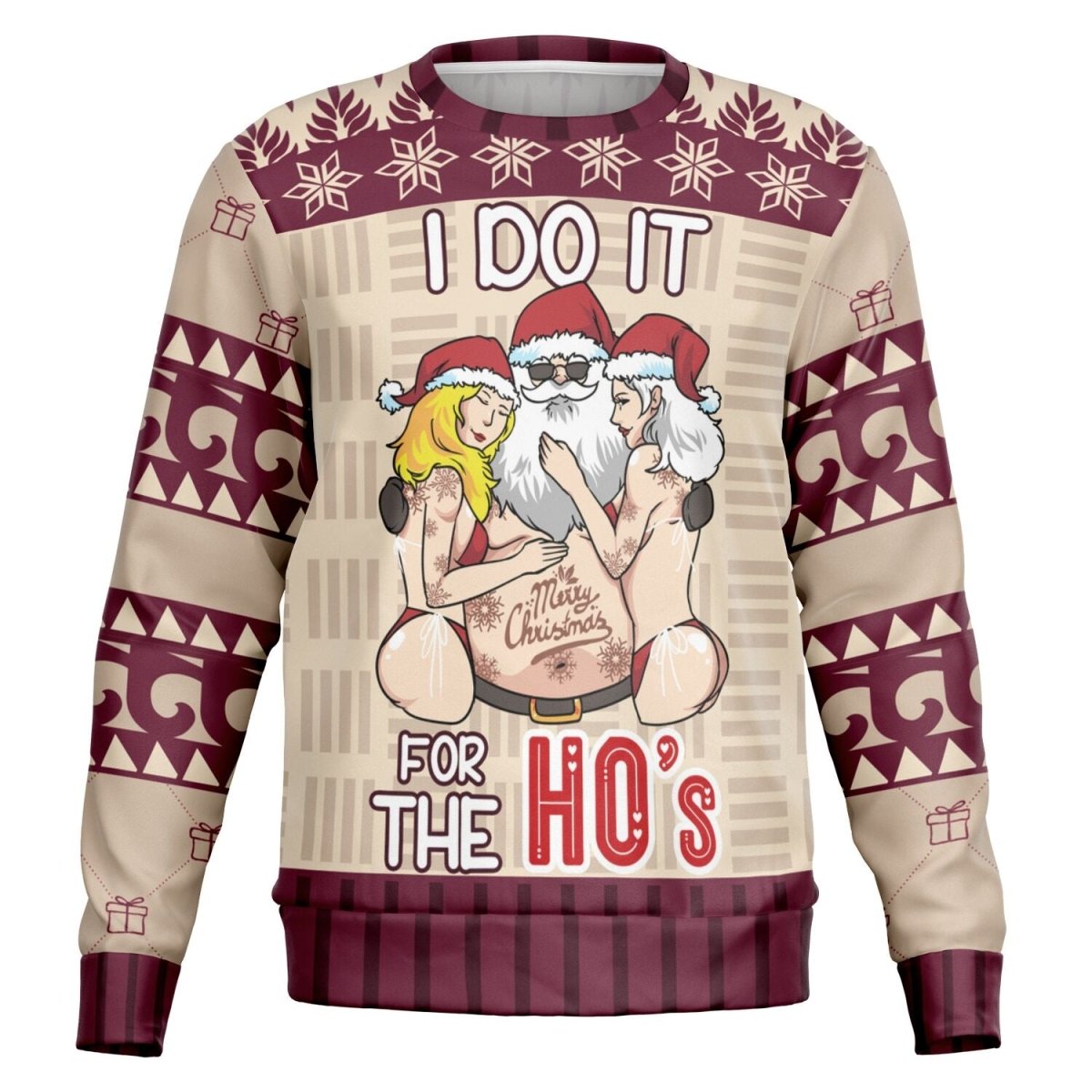 I Do It for the Ho’s Christmas Sweatshirt - TreasuredTale