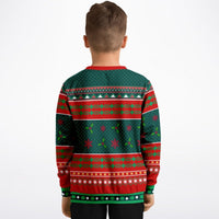 I put out for Santa - Athletic Kids/Youth Sweatshirt - TreasuredTale