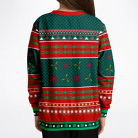 I put out for Santa - Athletic Kids/Youth Sweatshirt - TreasuredTale