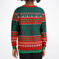 I put out for Santa - Athletic Kids/Youth Sweatshirt - TreasuredTale