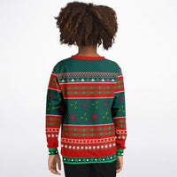 I put out for Santa - Athletic Kids/Youth Sweatshirt - TreasuredTale