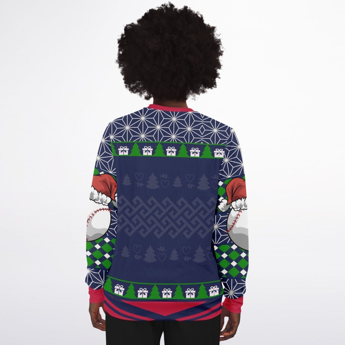 I’ll Be Home for Christmas Baseball Sweatshirt - TreasuredTale
