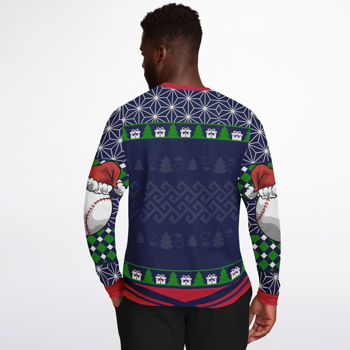 I’ll Be Home for Christmas Baseball Sweatshirt - TreasuredTale