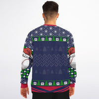 I’ll Be Home for Christmas Baseball Sweatshirt - TreasuredTale