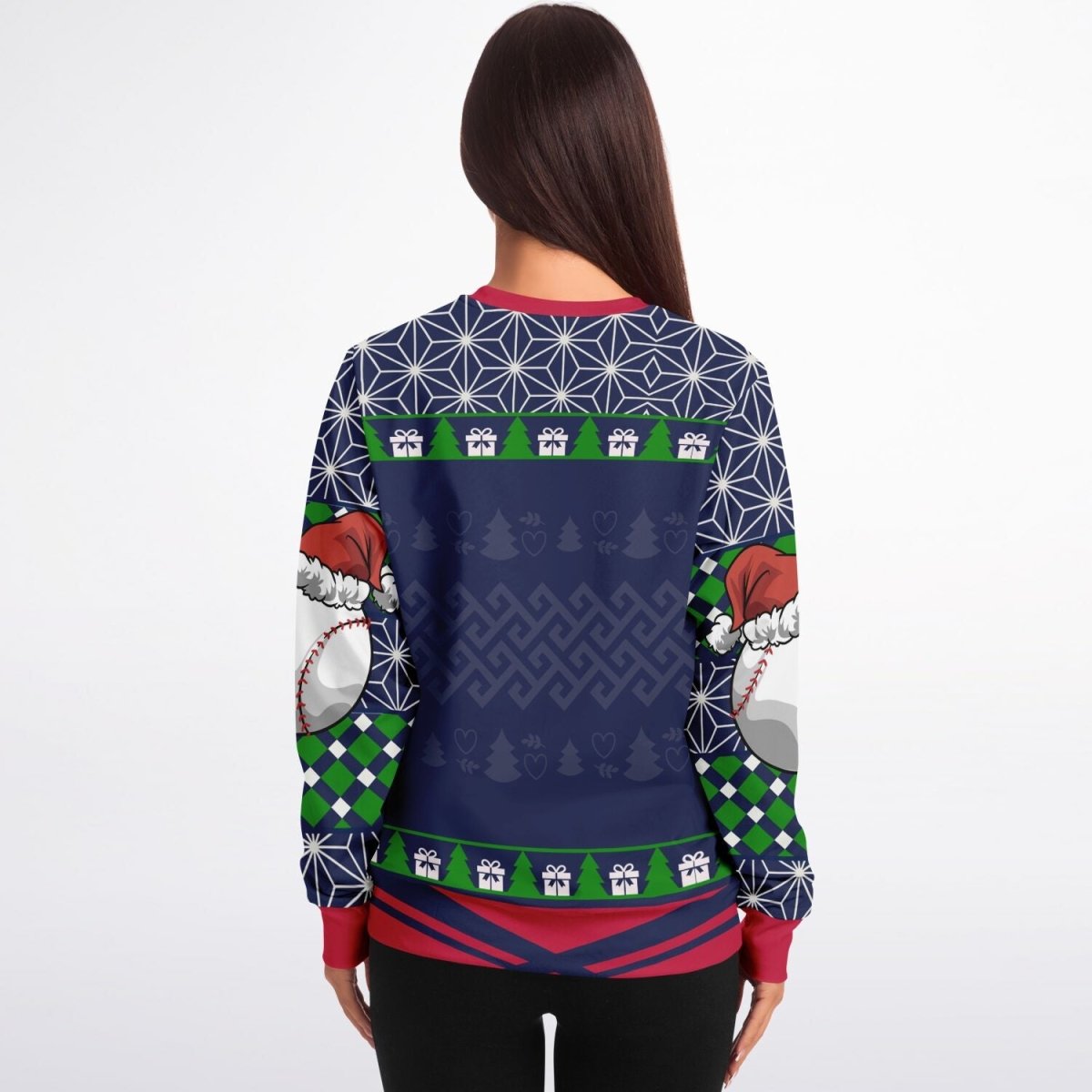 I’ll Be Home for Christmas Baseball Sweatshirt - TreasuredTale