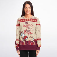 I’m Laying On Your Present Christmas Sweatshirt - TreasuredTale
