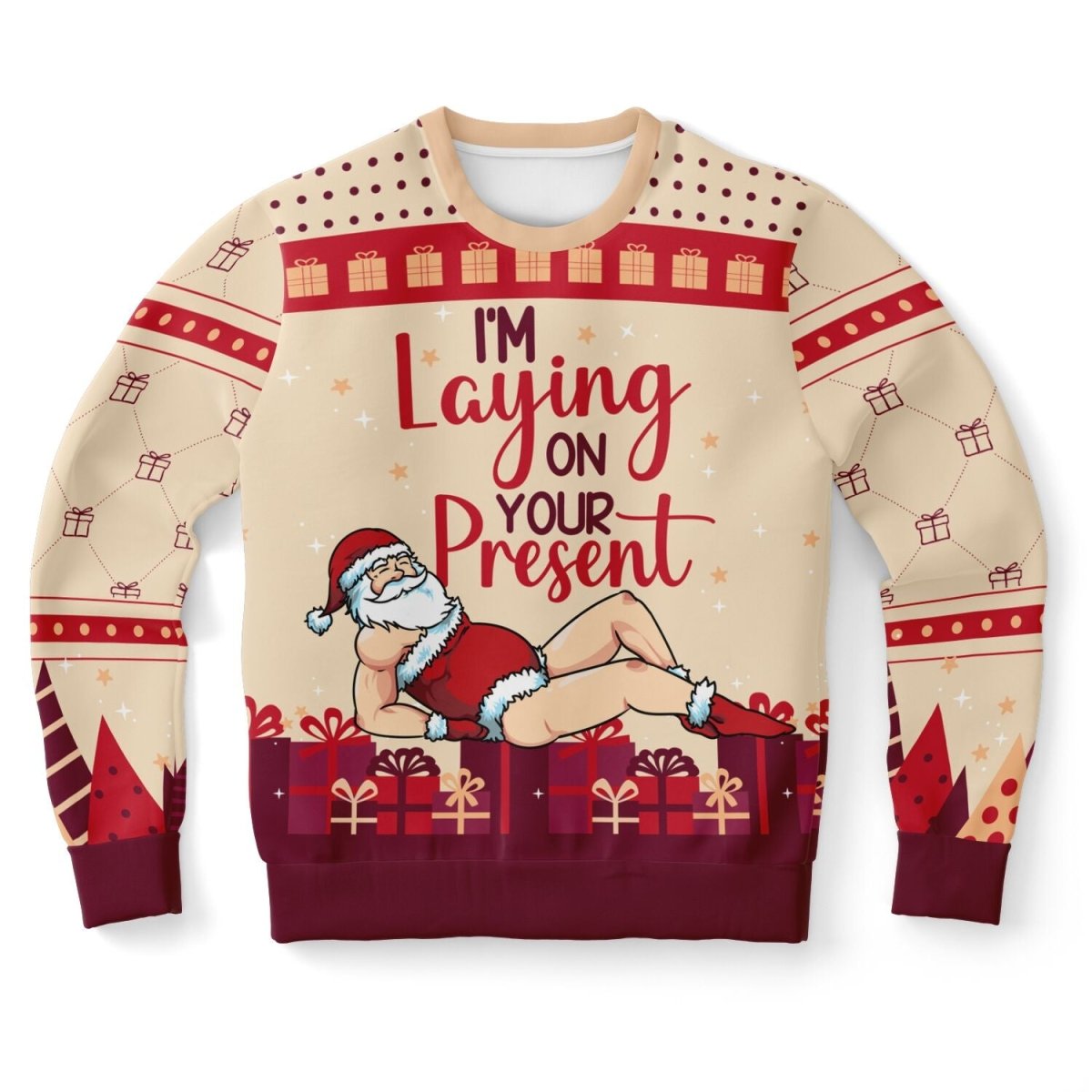 I’m Laying On Your Present Christmas Sweatshirt - TreasuredTale