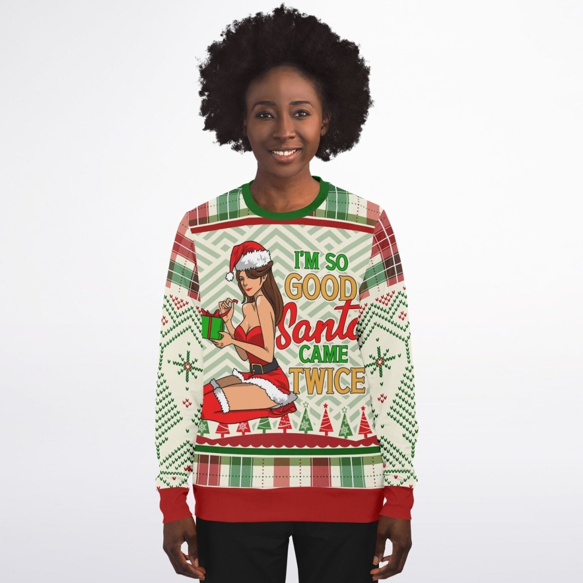 “I’m So Good Santa Came Twice” Christmas Swe - TreasuredTale