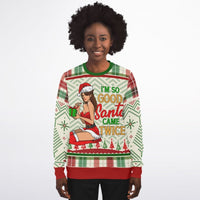 “I’m So Good Santa Came Twice” Christmas Swe - TreasuredTale