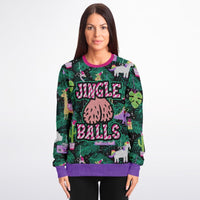 Jingle Balls - Athletic Funny Ugly Christmas Sweater Men, Ladies - TreasuredTale