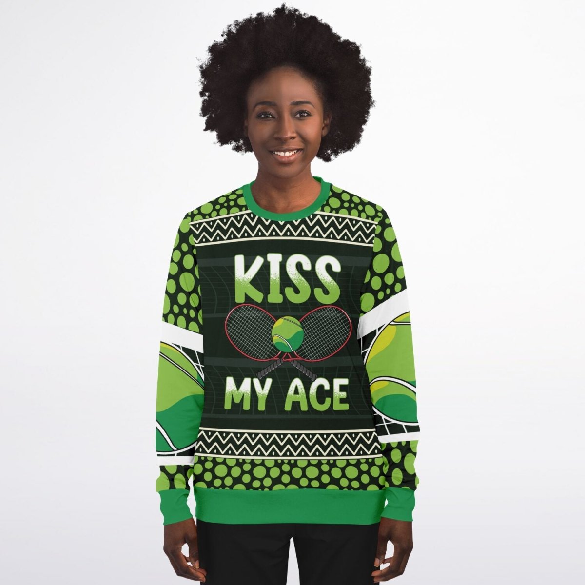 Kiss My Ace Tennis Sweatshirt - TreasuredTale