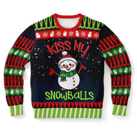 Kiss My Snowballs Snowman Sweatshirt - TreasuredTale