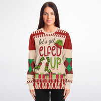 “Let’s Get Elfed Up” Funny Christmas Sweater - TreasuredTale