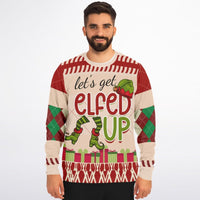 “Let’s Get Elfed Up” Funny Christmas Sweater - TreasuredTale