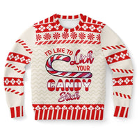 Lick Your Candy Stick Christmas Sweatshirt - TreasuredTale