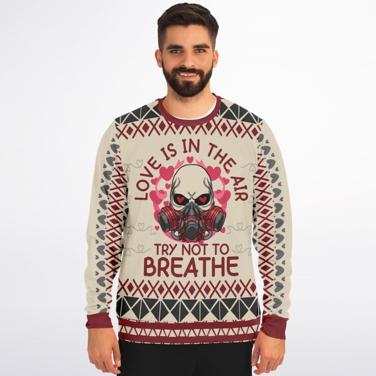 Love Is in the Air, Try Not to Breathe Sweatshirt - TreasuredTale