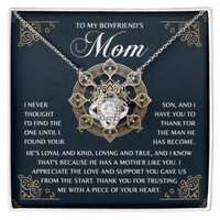 Love Knot Necklace - Boyfriends Mom - TreasuredTale