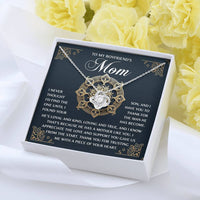 Love Knot Necklace - Boyfriends Mom - TreasuredTale