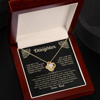 Love Knot Necklace - Daughter - TreasuredTale