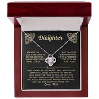 Love Knot Necklace - Daughter - TreasuredTale