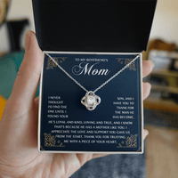 Love Knot Necklace - To my Boyfriends Mom - TreasuredTale