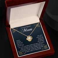 Love Knot Necklace - To my Boyfriends Mom - TreasuredTale