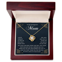 Love Knot Necklace - To my Boyfriends Mom - TreasuredTale