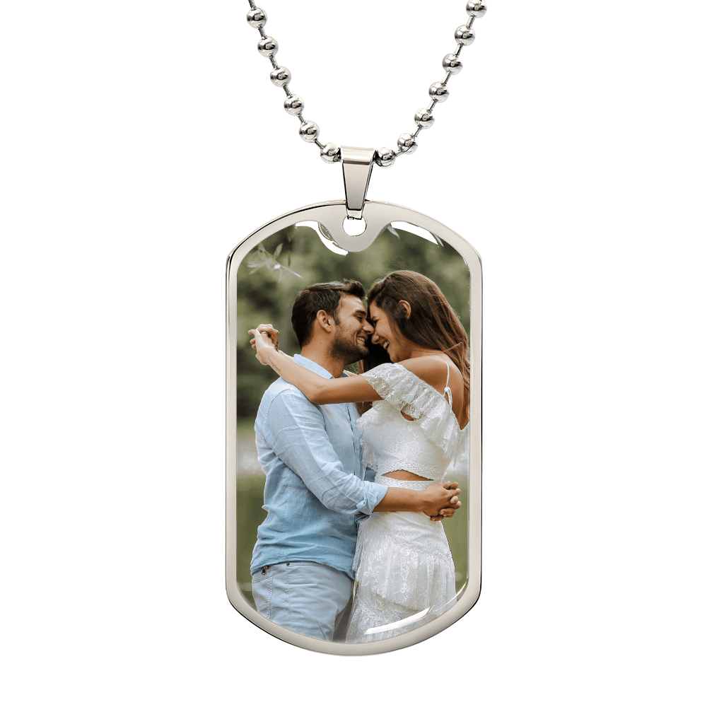 Luxury Graphic Dog Tag Necklace - TreasuredTale