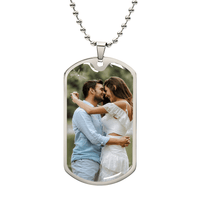 Luxury Graphic Dog Tag Necklace - TreasuredTale