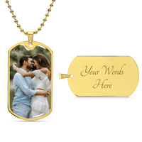 Luxury Graphic Dog Tag Necklace - TreasuredTale