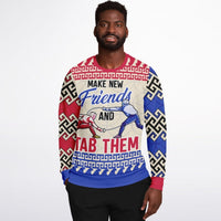 Make New Friends and Stab Them Fencing Sweatshirt - TreasuredTale