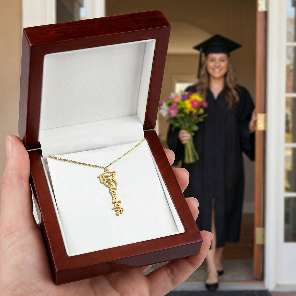 Graduation Cap Necklace - no mc1
