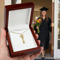 Graduation Cap Necklace - no mc1
