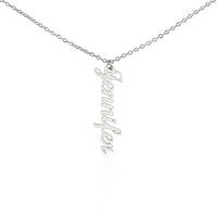 Multi Vertical Name Necklace for Grandma with Grandkids Name - Your Love - Mother's Day Gift