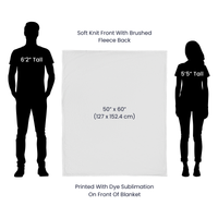 Jersey Fleece Blanket (Portrait) 50