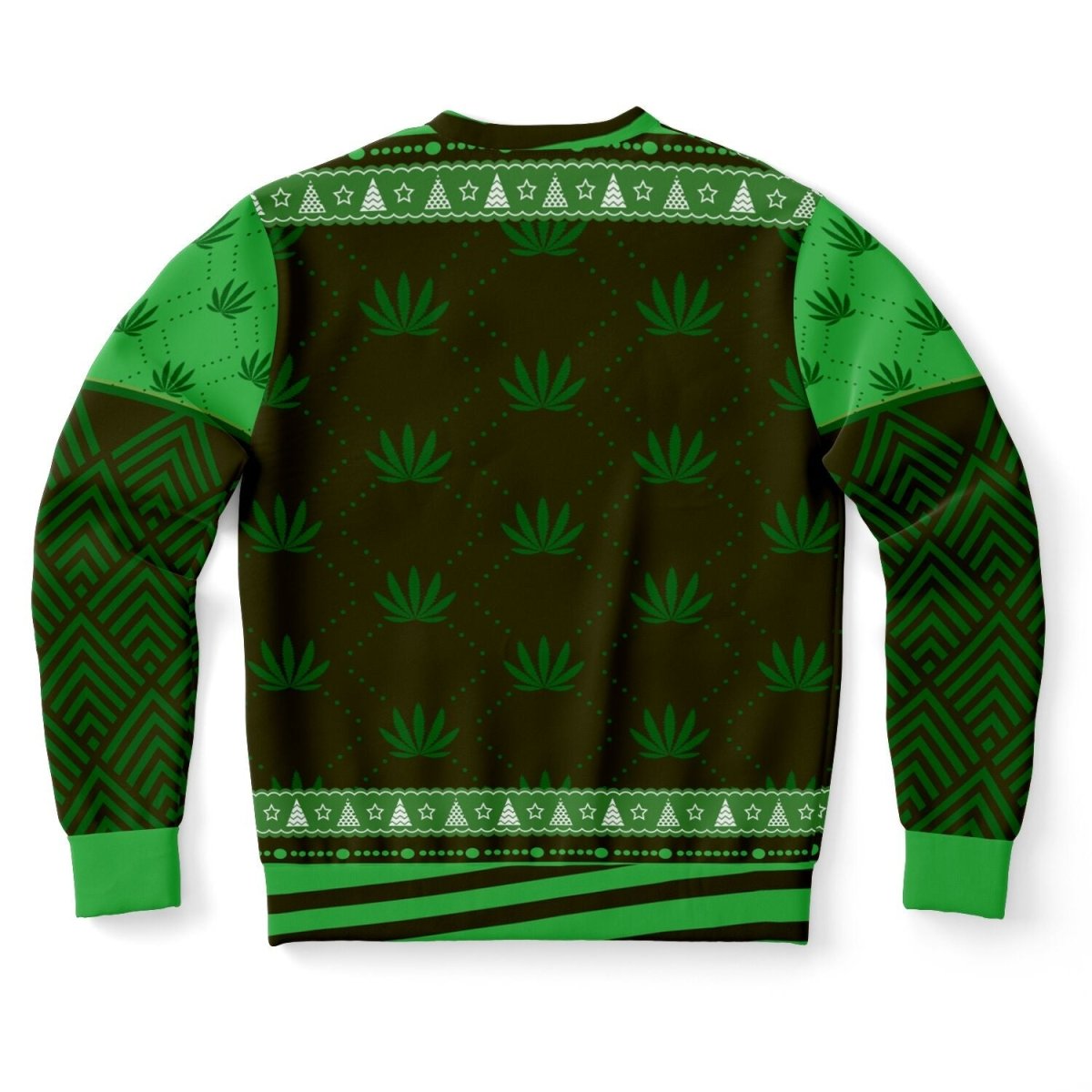 “Merry Weedmas” Funny Santa Christmas Sweatshi - TreasuredTale