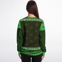 “Merry Weedmas” Funny Santa Christmas Sweatshi - TreasuredTale