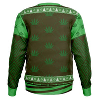 “Merry Weedmas” Funny Santa Christmas Sweatshi - TreasuredTale