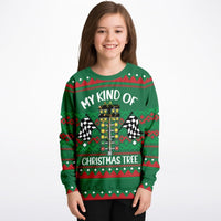 My Kind of Christmas Tree - Athletic Kids/Youth Ugly Christmas Sweater - TreasuredTale
