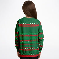 My Kind of Christmas Tree - Athletic Kids/Youth Ugly Christmas Sweater - TreasuredTale