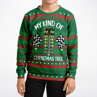My Kind of Christmas Tree - Athletic Kids/Youth Ugly Christmas Sweater - TreasuredTale