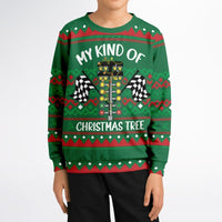 My Kind of Christmas Tree - Athletic Kids/Youth Ugly Christmas Sweater - TreasuredTale