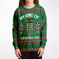 My Kind of Christmas Tree - Athletic Kids/Youth Ugly Christmas Sweater - TreasuredTale