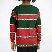 Naughty List - Athletic Kids/Youth Funny Ugly Christmas Sweater - TreasuredTale