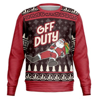 “Off Duty Santa” Relaxed Christmas Sweatshirt - TreasuredTale