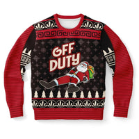 “Off Duty Santa” Relaxed Christmas Sweatshirt - TreasuredTale